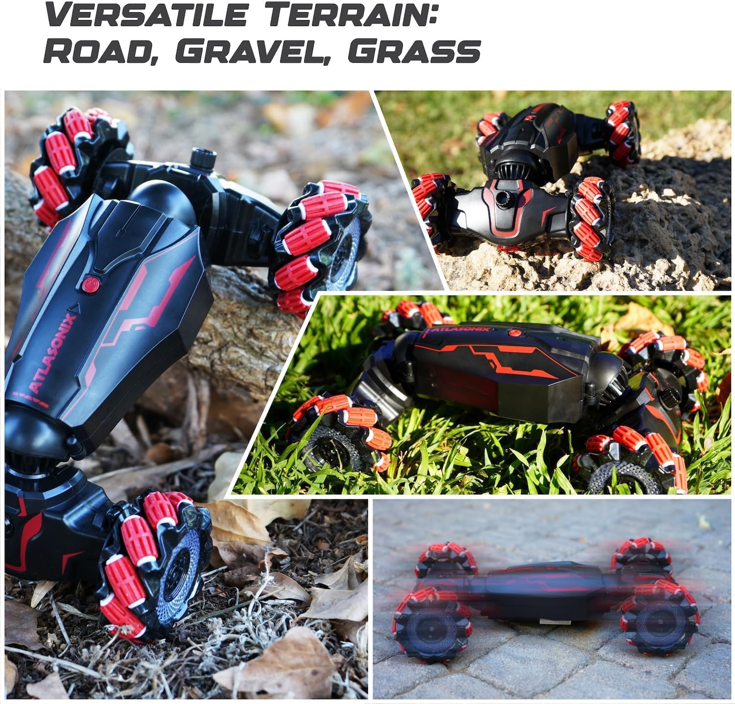 Ag Atlasonix Gesture Sensing RC Stunt Car Hand Controlled 360° Stunts