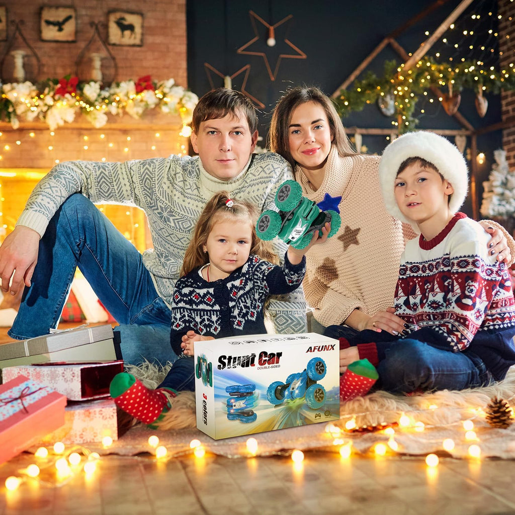 Afunx RC Stunt Car Double Sided 360° Rolling High Speed Off Road Truck