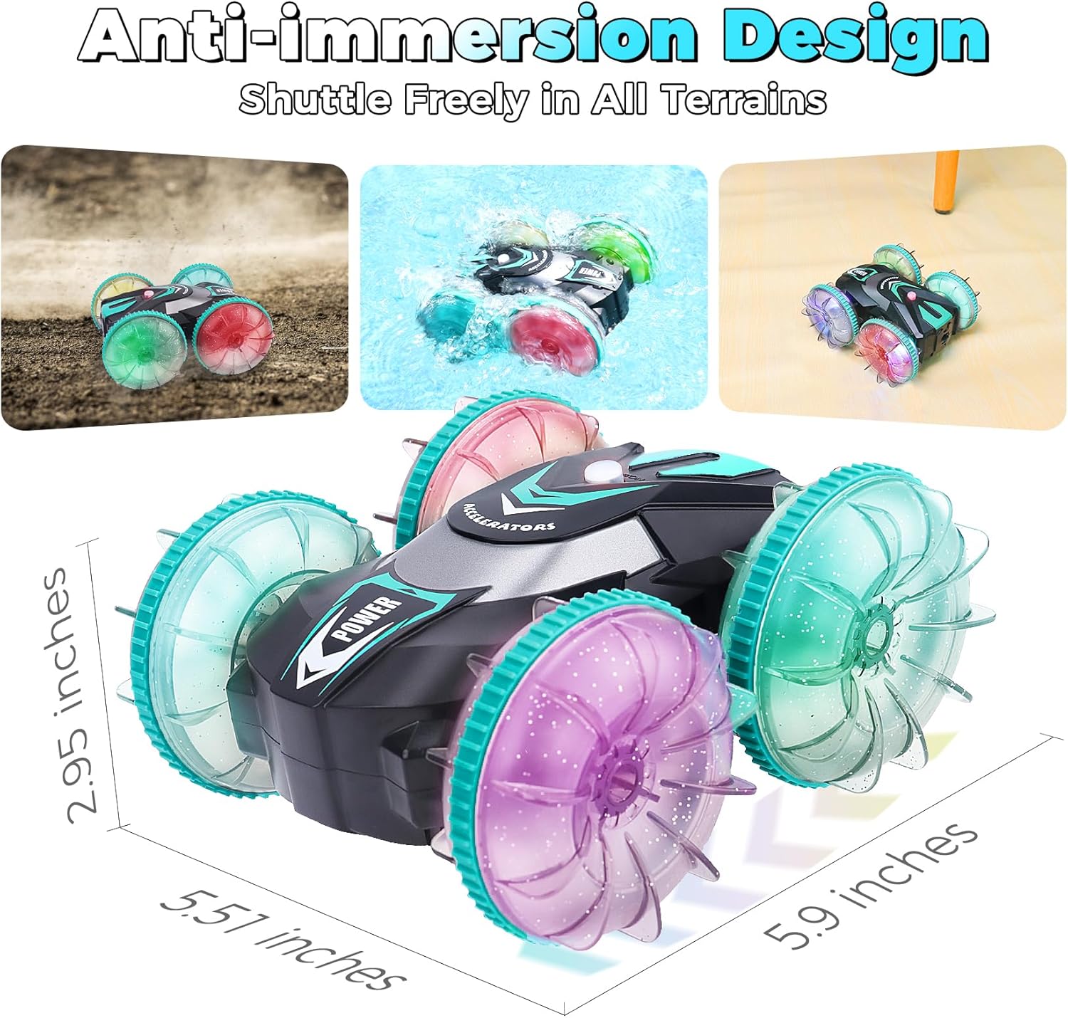 Ahco Amphibious Remote Control Boat Gesture Sensing RC Car