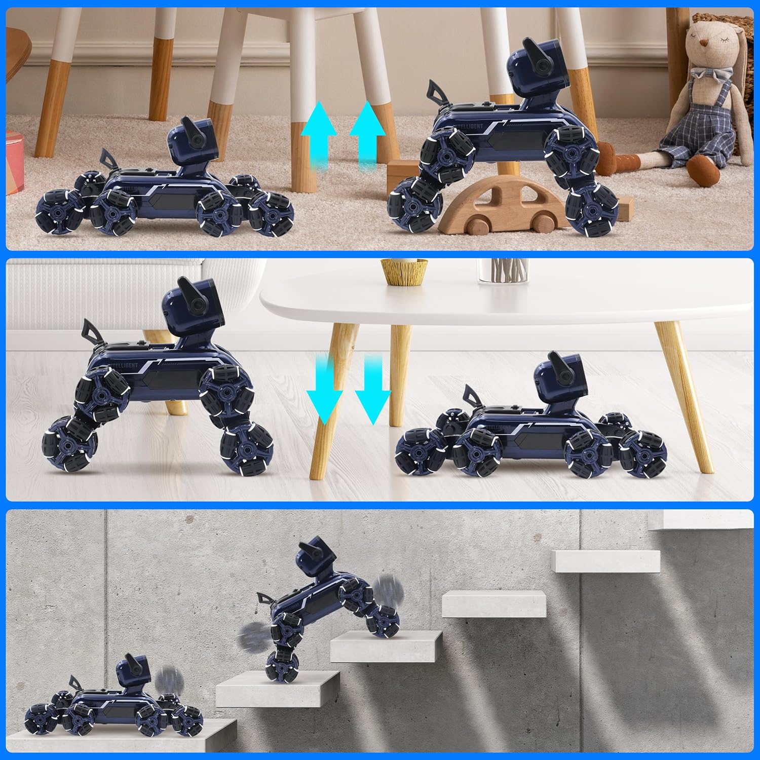 Ammaker 8WD Gesture Sensing Stunt RC Car 2.4GHz Remote Control