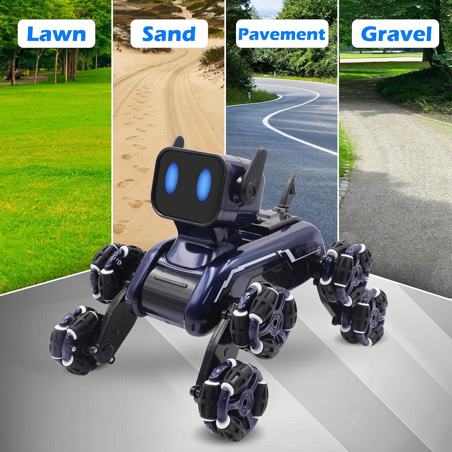 Ammaker 8WD Gesture Sensing Stunt RC Car 2.4GHz Remote Control