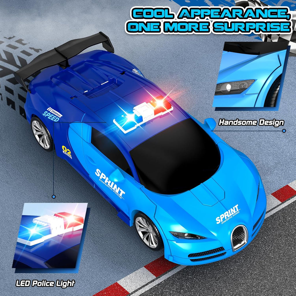 Aoneptr Remote Control Car 2.4GHz Transforming Robot Toy